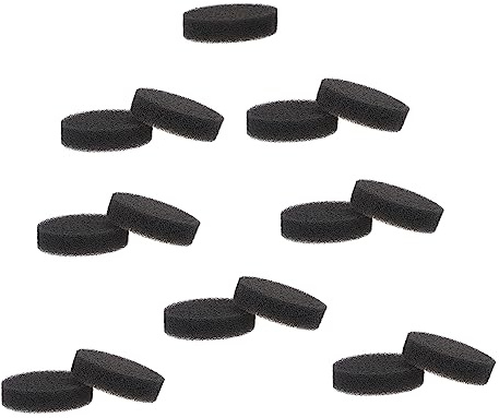 OUNONA 15 Stück Make up Pinsel Reinigungsschwämme Trockene Farbentfernung Aktivkohle Schwamm Pinselreinigungsbox Für Kosmetik Zubehör Schnelltrocknend Und Wiederverwendbar