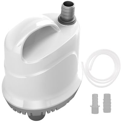MWZBTG Pompes À Fontaine Submersibles Extérieur - Pompe Submersible Silencieuse,Accessoire pour Aquarium à Poissons, Étang, Maison et Jardin - Usage Intérieur/Extérieur avec Fontaine pour Tortue et