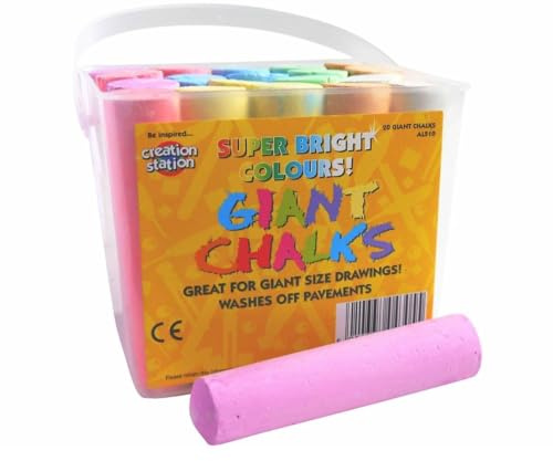 Artstraws LTD AL510, Gessetti Giganti, Colori assortiti, Confezione da 20 pezzi