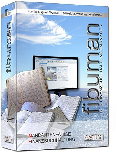 fibuman m Jahresversion 2020, Buchhaltungssoftware, Mandantenfähige Finanzbuchhaltung mit Bilanzierung und Einnahme-Überschuss-Rechnung (EÜR). Neueste Version für Windows