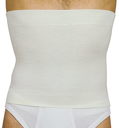 MANIFATTURA BERNINA Elan 500627 (Taille 4) - Ceinture Thermique Lombaire en Laine Merinos et Coton Ceinture Dos Maintien Chauffant Hâteur 27 cm Unisex