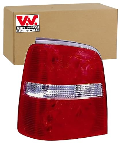 Van Wezel Heckleuchte weiß/rot ohne Lampenträger 5856931 links | Kompatibel mit: VW TOURAN