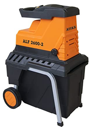 ATIKA Leise-Walzenhäcksler 2600-2 Gartenhäcksler | 230V | 2600W | Orange