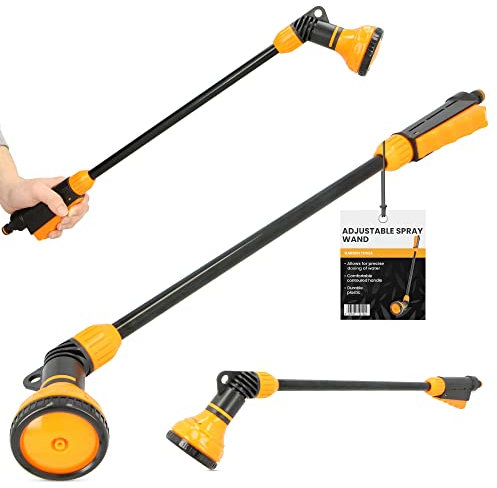 Sprühlanze 4 Funktion Hochdruckreiniger Lanze Zubehör Wasser-Zauberstab für Gartenspritze Spritzlanze Hochdruck-Wasserstrahl Gießstab Gartenbrause Brause Bewässerung Wasserdurchfluss Stabbrause