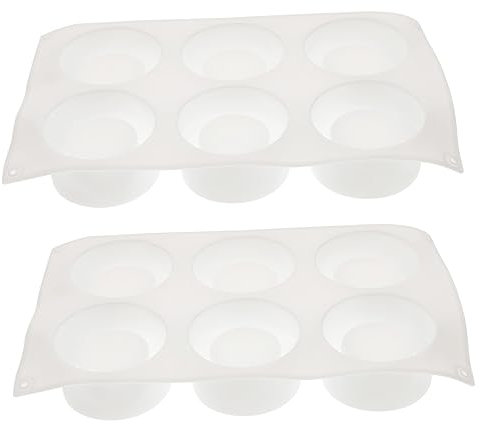 BESTonZON 2stücke Diy Silikon Kuchenform Schokolade Pudding Form Handwerk Backzubehör Für Desserts Süßigkeiten Und Andere Speisen Kochformen