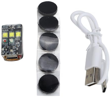 RiToEasysports Veilleuses Drone, Lumière Stroboscopique Drone pour Mini 3 Pro - Avertissement Anti Collision, Clignotant Haute Luminosité, 10 Modes Flash, Chargement USB