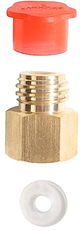 FTEYJEUIOTY 1 Piece Soda Cylinder Stream Thread Converts Adapter Match Quooker Cube Tank Female Tr21-4 to Male Tr21-3 Good Sealing Performance High Hardness