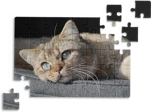 König Design Fotopuzzle individuell selbst Gestalten - Personalisiertes Puzzle mit eigenem Bild Fotogeschenk (20 x 29 cm / 98 Teile)