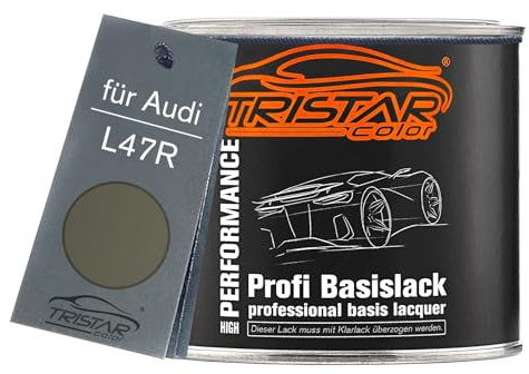 TRISTARcolor Autolack Dose spritzfertig für Audi L47R Olive Basislack 0,5L