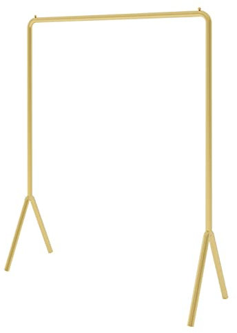 Clothes Rack Garderobenständer für den Innenbereich einfache Standgarderobe Goldener Kleiderständer multifunktionaler Haushalts-Kleiderständer mit Einer Stange/einfarbig 120 x 40 x 150 c