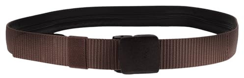 WHAMVOX Cintura Portasoldi Nascosta Da Viaggio Cintura Portasoldi Antifurto Per Uomo Con Tasca Segreta Per Denaro e Contanti Adatta Per Sport e Attività All Aperto