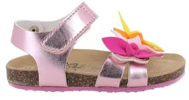 PRIMIGI Sandalo Fucsia con Morbido Fiore da Bambina