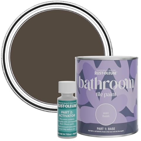 Rust-Oleum Water-Resistant Bathroom Tile Paint in Matt Finish - Lockwood 750ml