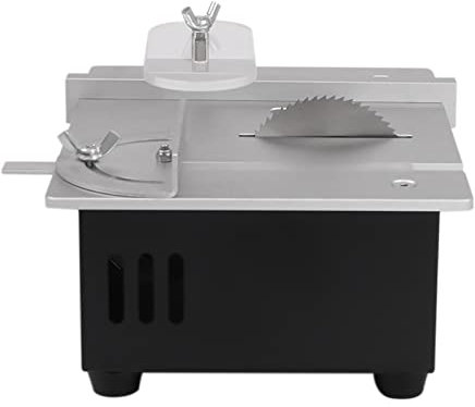Sega circolare da tavolo,240 V mini sega da tavolo con altezza regolabile e aspirazione della polvere,seghe da banco di precisione 5000RPM sega circolare da tavolo multifunzione per progetti fai da te