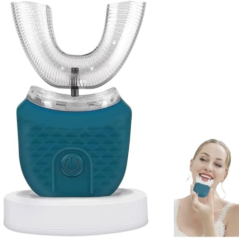 ClariSmile Brosse à dents sonique - Brosse a dent Electrique Ultrasonique avce 360 °Automatique/3 Modes/IPX7/48,000 Vibrations minute, Blanchiment des dentaire Efficace(Vert)