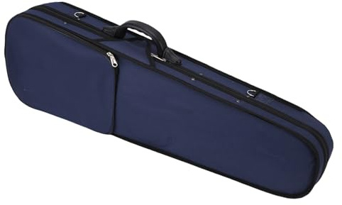 Fockety Étui pour Violon 4/4, Tissu Oxford, intérieur en Velours Doux, boîte de Rangement pour Accessoires de Musique avec Sangles réglables, Sac de Transport Ergonomique et Portable