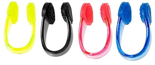 MUELODSIC 4piezas Pinzas Nasales De Silicona para Nadar Resistentes Al Desgaste Tapones Nasales Suaves y Cómodos para Uso Piscina Suministros para Natación