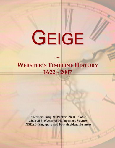 Geige: Webster's Timeline History, 1622 - 2007