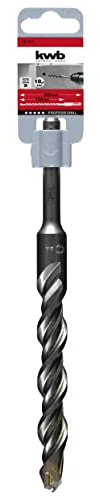 kwb SDS plus HB 44 Hammerbohrer Ø 18,0 mm 242148 (Länge 210 mm, hochtemperatur gelötete Hartmetallschneide)