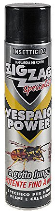 Zig Zag Specialist - Vespaio Power - Insetticida specifico per nidi di Vespe e Calabroni 600ml