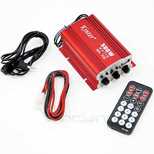TEMPO DI SALDI Amplificatore Audio 2 Canali Stereo Ingresso USB SD Card Reader Con Telecomando