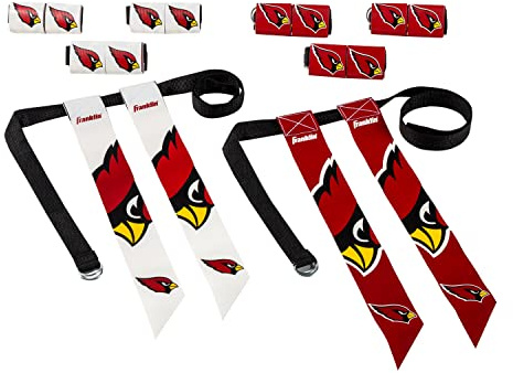 Franklin Sports NFL Team Flag- Football-Sets – Gürtel + Flaggen – Kinder + Erwachsene – passend für Taille bis zu 91,4 cm – NFL lizenziert