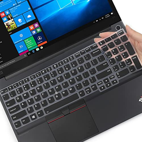 Tastaturabdeckung für Lenovo ThinkPad E15 Gen 4/3/2, ThinkPad L15 Gen 2/1, ThinkPad T15 T15p T15g P15 P15s P15v Gen 3/2/1, ThinkPad E580 E590 E595 L580 L590 P52 P53 P: 72 P73 T570 T575 T580 T590 -BK
