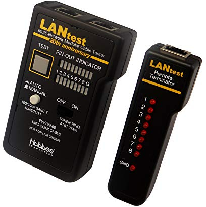 HOBBES LANtest RJ45 Basic comprobador de Cables de Red