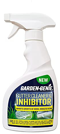 Garden Genie Gutter Cleaner and Inhibitor Spray 500ml Make Cleaning Gutters Easy