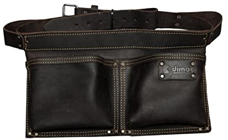 Dimos 205735 Rectangulaire Cuir Poche à Clous avec Ceinture, 439mm x 244mm