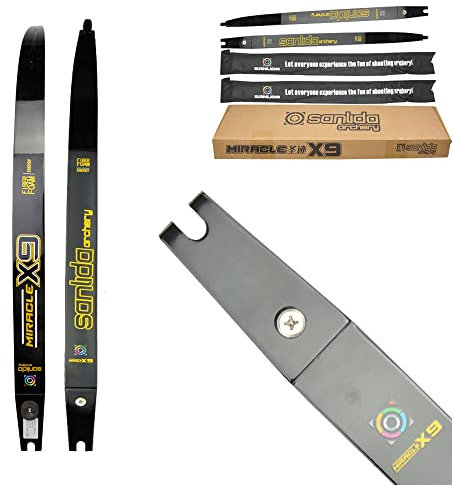 wolfman Bogenschießen Recurve Bogen Wurfarme 66/68/70 Zoll ILF Takedown Wurfarme mit Grafitschaumkern Zuggewicht 14-40 lbs DIY Bogenschießzubehör für das Jagdzielschießen im Freien (18Lbs, 68)