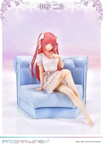 Prime 1 Studio - Quintessential Quintuplets Nino Nakano Prisma Wings Statue 17 cm Weiß mit Grünen Akzenten