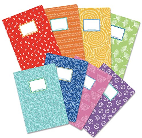 Papierdrachen 8 dossiers rapides en carton de qualité supérieure pour enfants | DIN A4 | Motif arc-en-ciel - Dossier rapide en carton 350g/m² - Set numéro 1