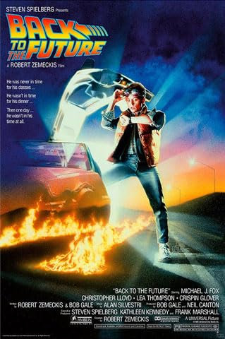 empireposter Back to The Future - Movie - Film Poster Plakat Druck - Größe 61x91,5 cm + 2 St Posterleisten Kunststoff 62 cm transparent