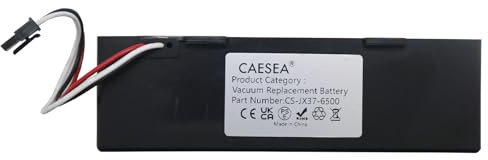 CAESEA Batteria di ricambio agli ioni di litio da 6500 mAh, 14,8 V, per Xiaomi Mi Mop Pro STYTJ02YM e aspiratore per Haier JX37