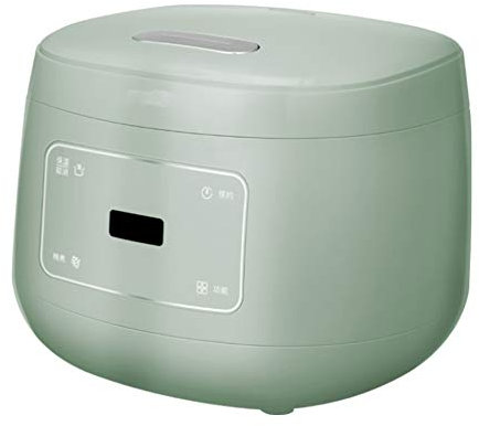RajoNN Electric Rice Cooker Multicooker Kitchen Appliances Ceramic Liner Dual Sensor Temperature Control 24H Appointment (Color : Vert)
