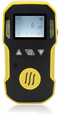 Portable Air Quality Monitor, Professianl Portable Ozone Gas Detector O3 Meter, 0-5000ppm For Ozono Generator Ozone Analyzer Ozone Meter for Kitchen Hospital Garage(0-100ppm-1ppm)