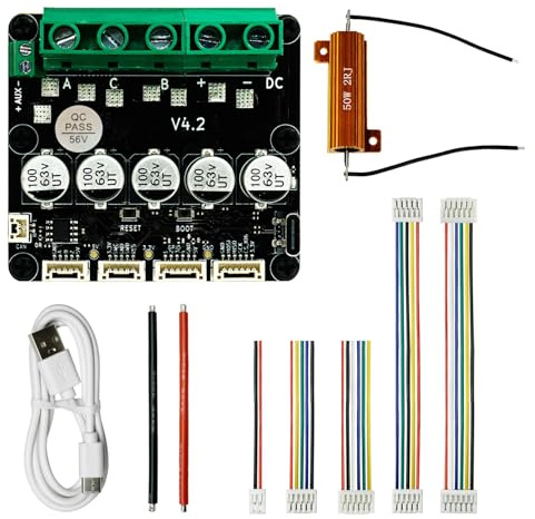 Bürstenloser Servomotor Controller FOC BLDC Hochstrom Treiberplatine V4.2 Einzelantrieb für präzise Motorsteuerung und hohe Leistungsfähigkeit