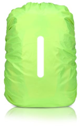 Regenschutz Rucksack, 35L Regenschutz für Rucksäcke mit Reflexstreifen, Regenschutz Schulranzen, Reflektierender Rucksack Überzug Wasserdicht, Backpack Rain Cover für Wandern, Camping, Radfahren