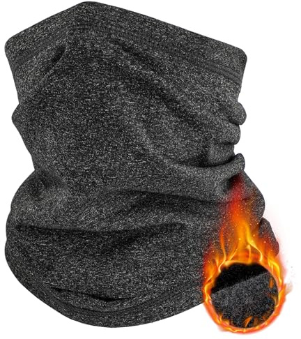 HEGGCOOE Winter Schlauchschal Herren und Damen,Multifunktionstuch Winddicht Warm Loop Schal Halswärmer Halstuch Ski Maske für Outdoor Skifahren Motorrad Laufen Radfahren Fahrrad