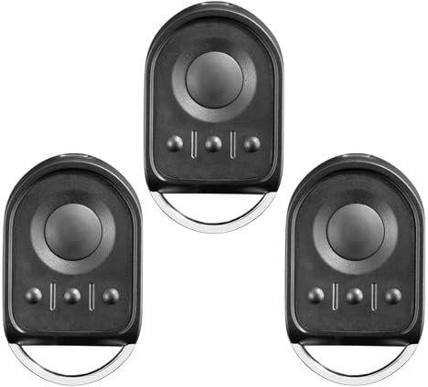 3PCS Garage Door Opener Remote Control 433.42MHz 4-Channel Replacement Remote Control Compatible with 1841064 Kgo 4, Ktis NS 2/4, Ktis 2/4
