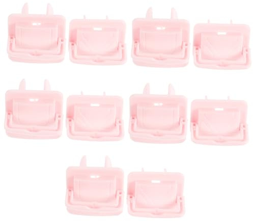 BESTonZON 10 Stück Steckdosenabdeckungen Kindersicherung aus Abs Kunststoff mit Isoliertem Design für Sicheren Schutz vor Stromschlägen bei Kleinkindern und Babys
