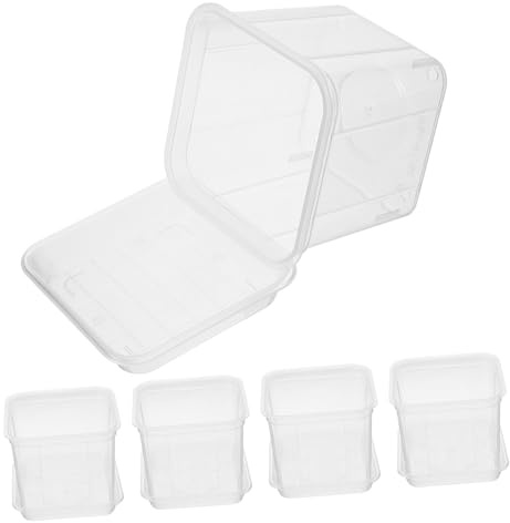 VICASKY 1 juego de macetas de plástico con posavasos macetas de orquídeas transpirables para suculentas y plantas pequeñas para interior y exterior diseño transparente