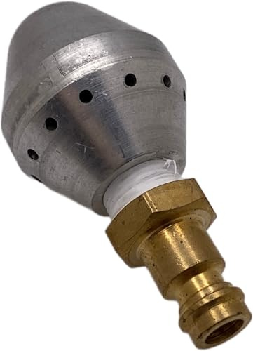 Professional Duct Cleaning Reverse Air Skipper Ball, 12 Holes, 1/8 Inch Male Plug, Air Duct and Dryer Vent Cleaning Tool