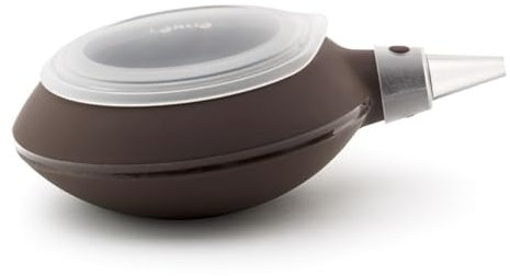 Lékué Decopen, Penna per decorare, 4 bocchette, in silicone, colore: Marrone