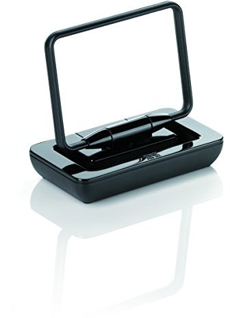 Antenna da Interni Amplificata One For All - Pronta per il Dtt -Antenna TV Digitale HD - Antena Interna Hdtv -Nera - Sv9125, Nero