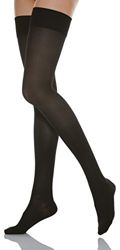 Relaxsan Basic 960 (Nero, tg.3) calze compressive per reggicalze 280 den compressione graduata 22-27 mmHg