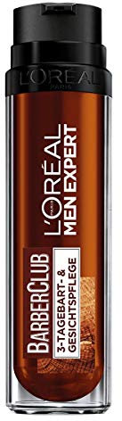 L'Oréal Paris Men Expert 3 Tage Bart Pflege und Gesichtspflege für Männer, Gegen Juckreiz, Barber Club, 1 x 50 ml
