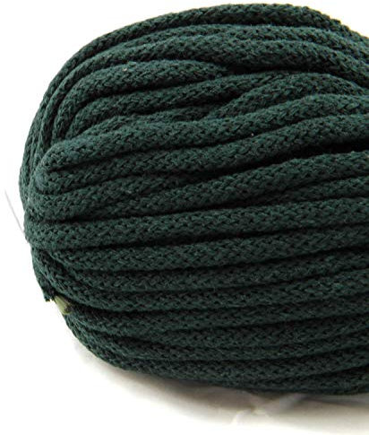 nts Nähtechnik 6mm 50m Baumwollkordel Kordel Seil in vielen Farben (dunkelgrün)