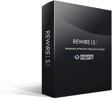 Rewire Security Thatcham S5 GPS Tracking Device, High Protection Level | Insurance Approved Tracker, Free Installation, 1 Year App Subscription, Insurance Premium Discount, Vehicle Immobilisation